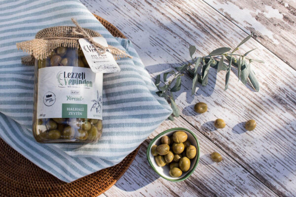 Halhali Yeşil Zeytin Hatay – 400 Gr